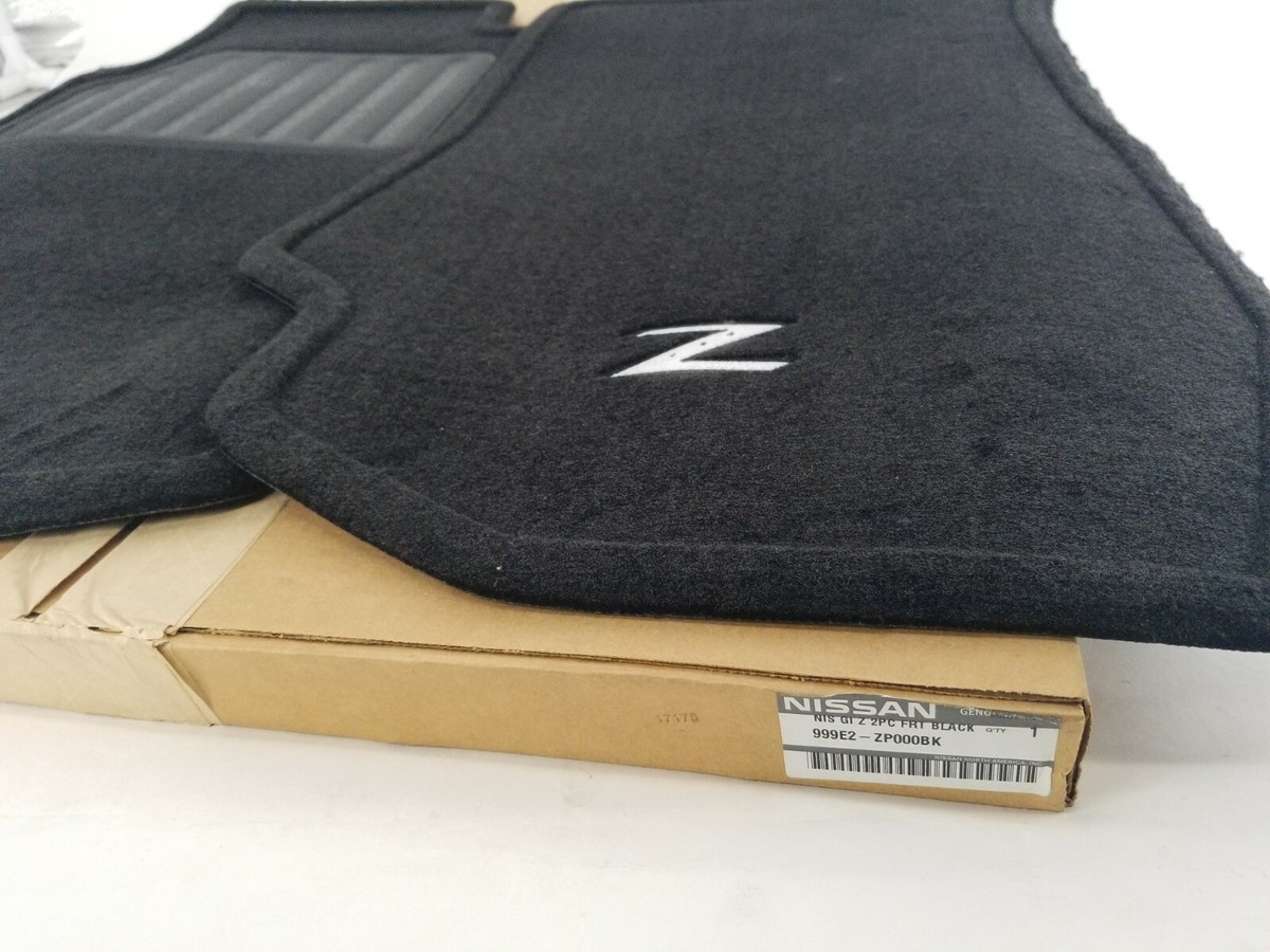 Genuine OEM Nissan 999E2-ZP000BK Black Carpeted Front Floor Mats