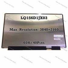 LQ156D1JX03 15.6 pulgadas UHD 3840×2160 IPS LED LCD Pantalla Panel EDP 40 pines