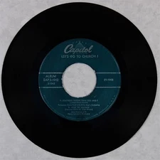 TENNESSEE ERNIE FORD CAPITOL  EAP 3-1042 Let's Go to Church EP 45 RPM