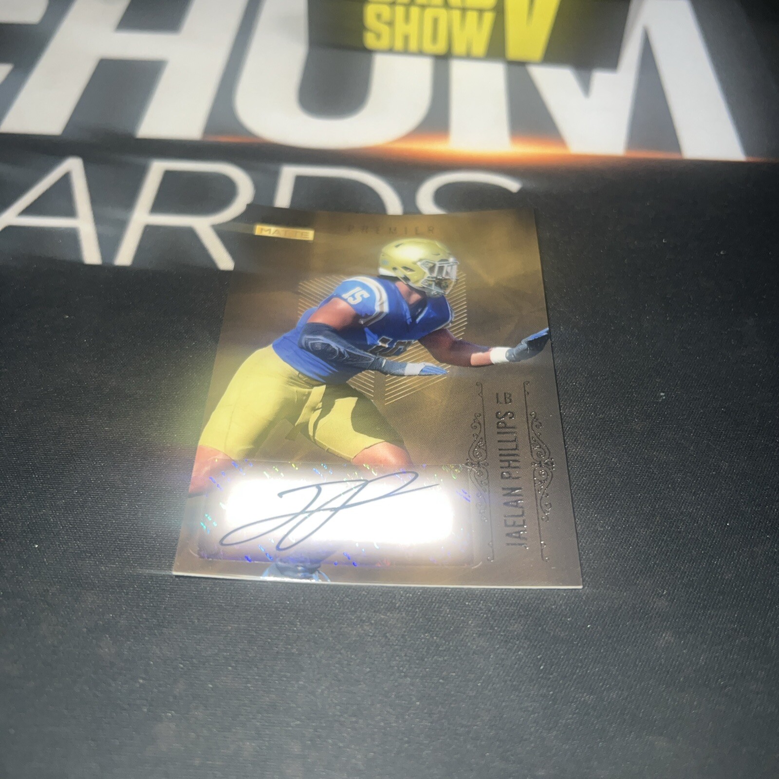 Jaelan Phillips Wild Card Matte Gold Autographs #MBA Base