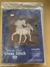 Something Special Crosstitch Kit Unicorn Pillow Cover￼ 20102 14x14