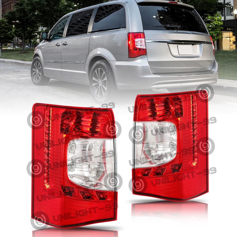 Luces traseras LED izquierda+derecha aptas para Chrysler Town & Country 2011-2016 lámpara de freno Foto 2 de 4