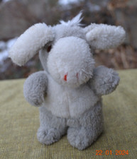 Vintage Steiff-like Plush Animal Figurine Donkey Eeyore 6  High
