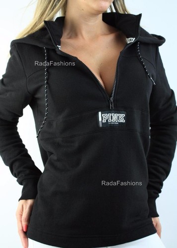 Sweat à Capuche Victoria's Secret PINK Michigan - Neuf Avec étiquettes (NWT), Manches Longues, Taille Plus