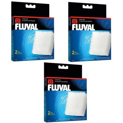 3 Packungen Fluval Schaumstoffpatrone 2er - Set, Filtereinsatz für C3 Filter