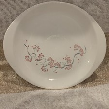 Vintage STETSON CREATION Oval Platter Serving Dish Mid-Century Floral 11 3/4  