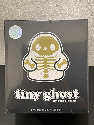 Bimtoy Tiny Ghost (Bones Of Gold) LE 350 Virtual Con  In hand Sealed Brand New 