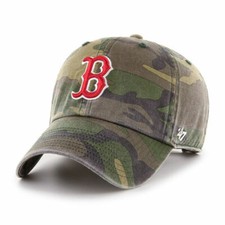 realtree camo red sox hat