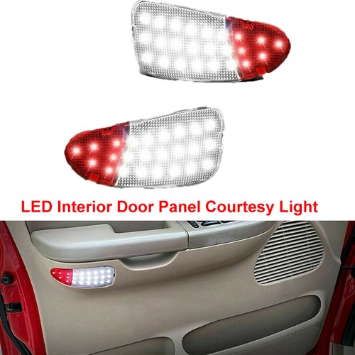 Pair 12V Door Panel Courtesy LED Light For Ford F150 Pickup 19972003