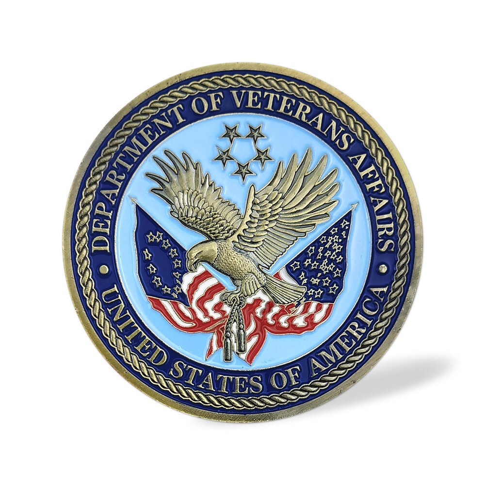 Veterans Affairs Commemorative Coins, Thank You Veterans Military Challenge Coin