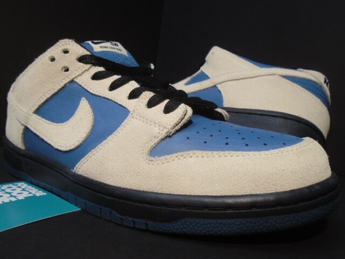 nike dunk beige blue