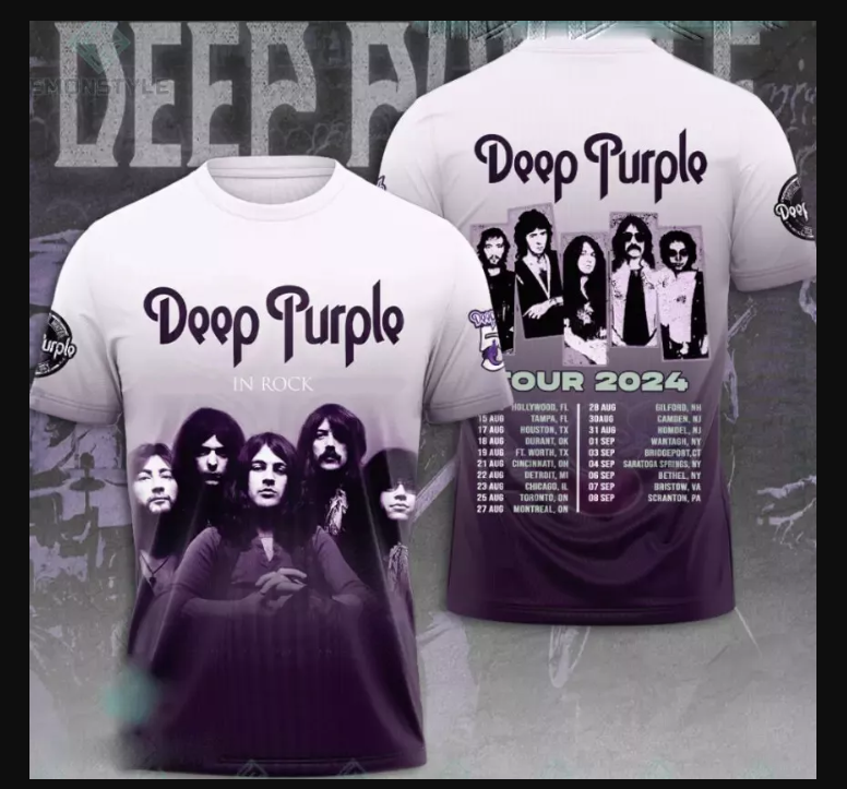 Deep Purple shirt 3d,, 3D Printing all ,shirt 3d Men shirt 3d