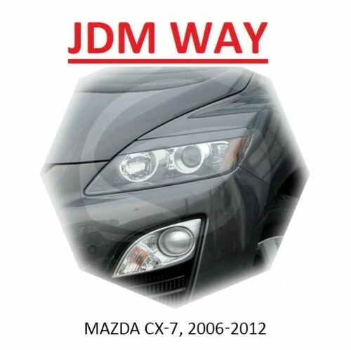 para Mazda cx7 Cx-7 cejas párpados línea de ojos faro cubierta pestañas 2006-2012 Foto 2 de 4
