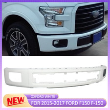 For 2015-2017 Ford F150 F-150 Painted Oxford White Front Bumper Wfog Light Hole For 2015-2017 Ford F150 F-150 Painted Oxford White Front Bumper Wfog Light Hole
