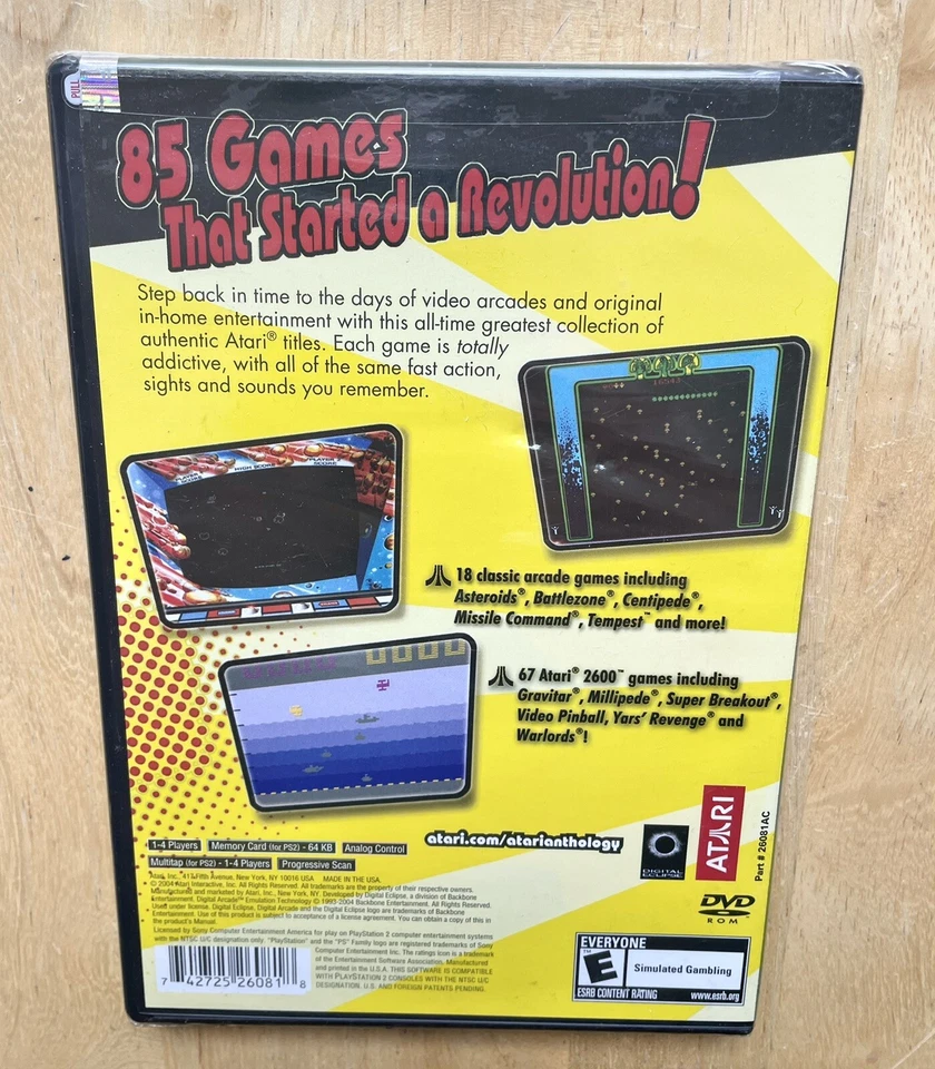 Juego Sony Playstation 2 Atari Anthology - NUEVO WIP Foto 2 de 2