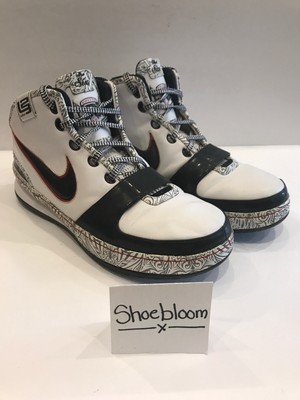 Nike Zoom LeBron 6 'United We Rise' White/Obsidian-Sport Red 346526-141 |  KICKSCREW