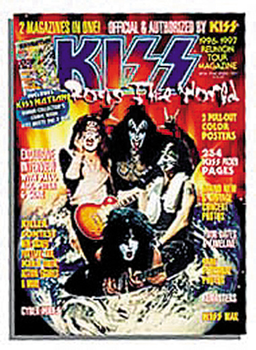 KISS M157206 MAGAZINE (ALL KISS) METAL EDGE KISS ROCKS THE