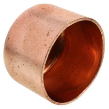 2" INCH COPPER CAP PIPE FITTING PLUMBING (2-1/8"OD)