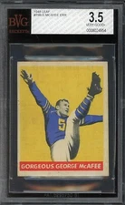 1948 Leaf Football #19 Gorgeous George McAfee BVG 3.5
