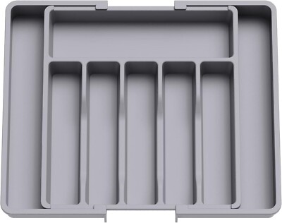 Ausziehbarer Besteckkasten Schublade Organizer Einsatz für Küchenutensilien Aufbewahrung