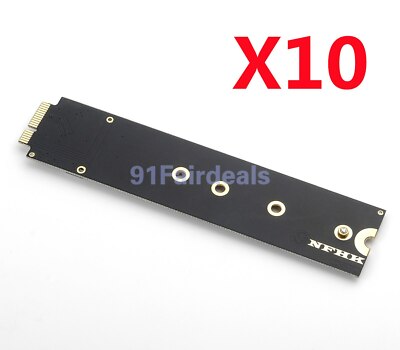 10X HDD Converter M.2 NGFF SSD to A1369 A1370 Adapter for 2010 2011 MacBook Air
