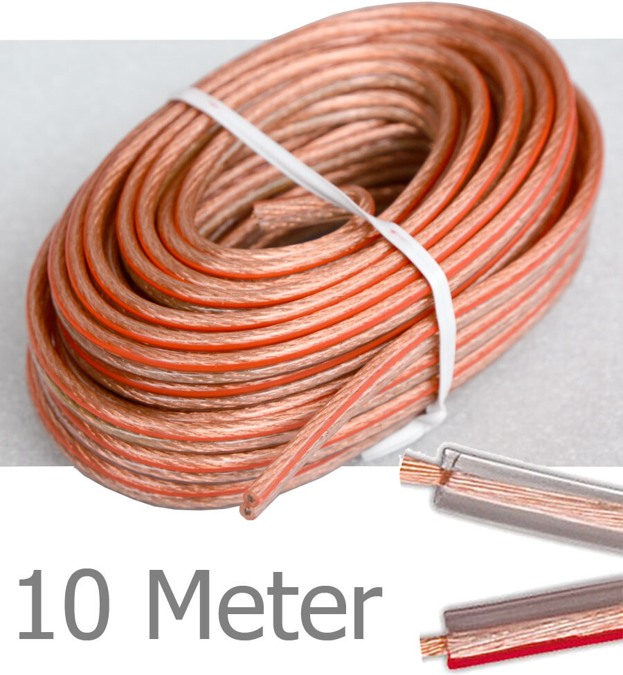 Câble Haut-Parleur 2.5 mm² en cuivre OFC - rouleau de 25 mètres - Câble