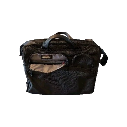 NUEVO Maletín para portátil Tumi Alpha 2 negro de nailon balístico con pantalla grande 26114D2 Foto 3 de 4