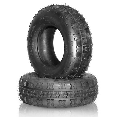 Set of 2 21x7-10 Sport ATV Front Tires Tubeless 4 Ply Rated