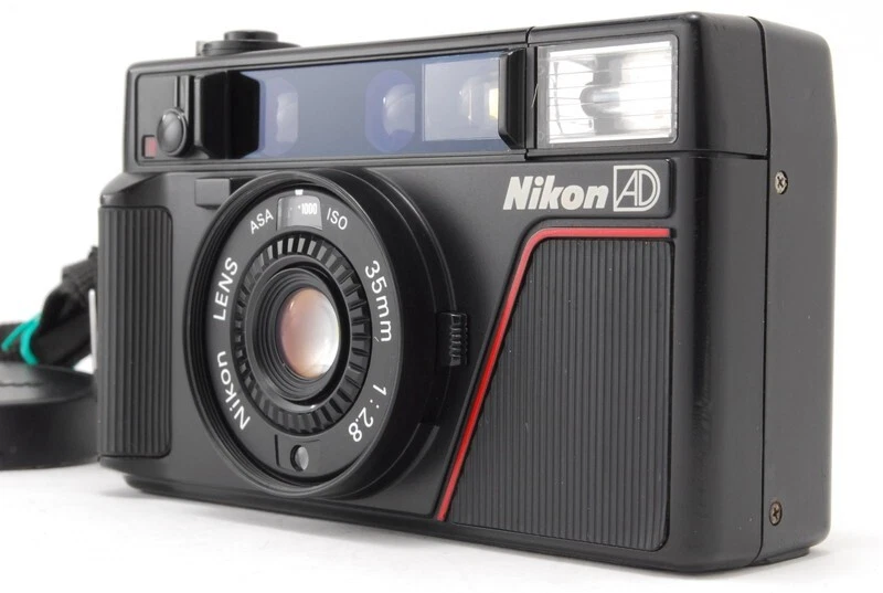 Near MINT w/strap ] Nikon L35 AD iso 1000 Point & Shoot 35mm From