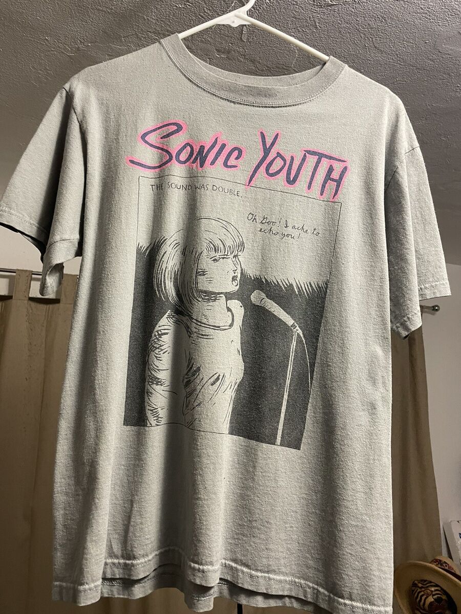 sonic youth t shirt vintage goo The sound Was Double. Early sonic youth t shirt vintage goo The sound Was Double. Early