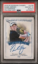 2016 Upper Deck Goodwin Champions Auto Daniel Berger #A-DB PSA 10/ 8 Auto