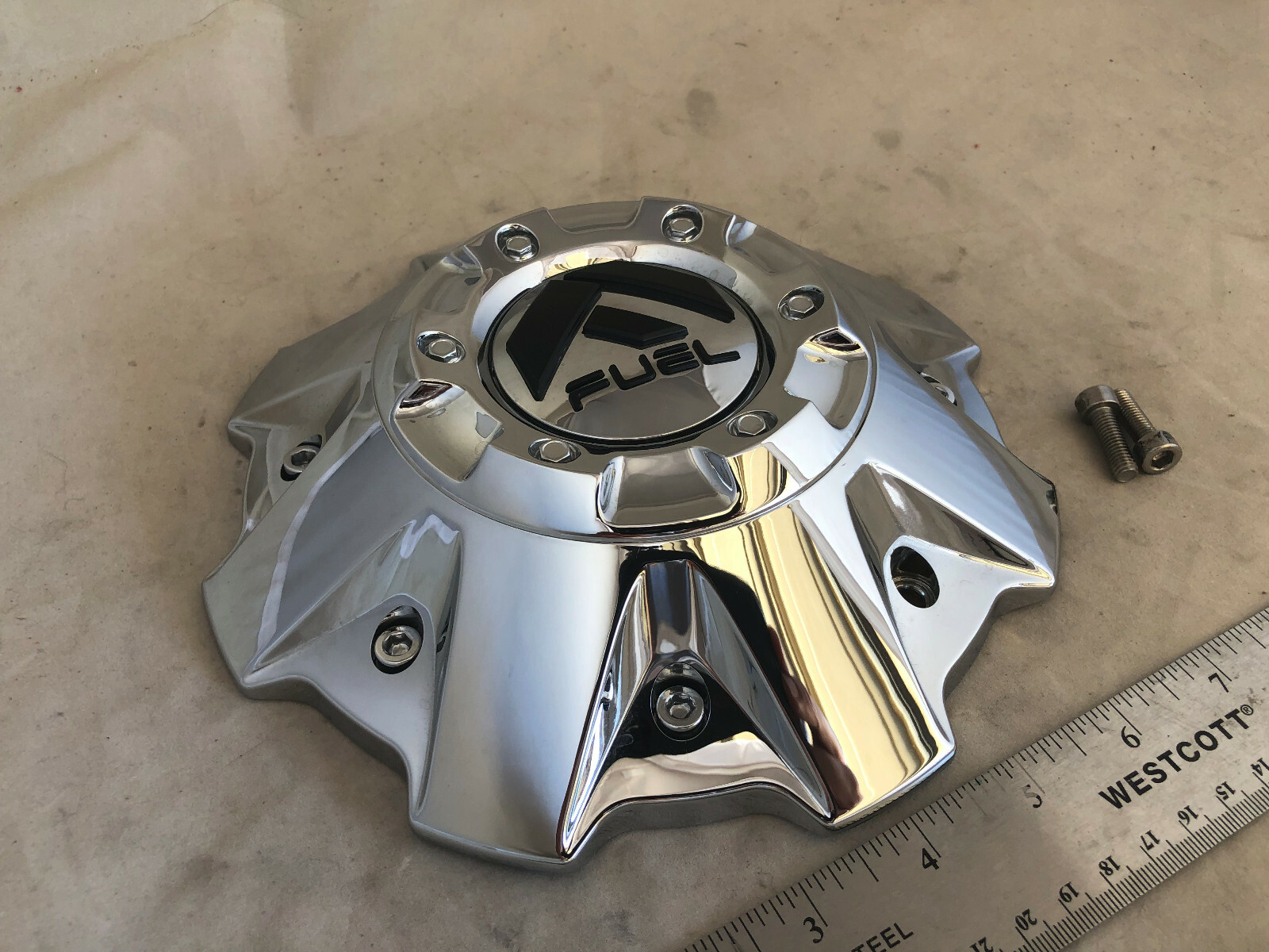 FUEL Wheels CHROME Wheel Rim Hub Cover Center Cap M447 100163B M542