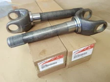 2ea. Chevy Dana 60 Front 35 Spline Outer Axle Yoke Shafts Genuine Dana Spicer