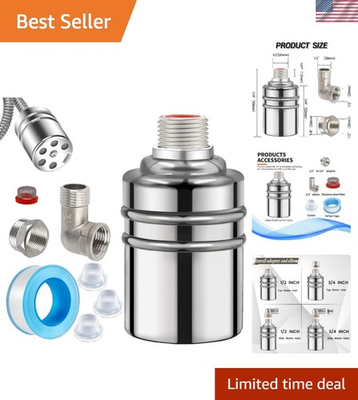 #ad High Pressure Float Valve 304 Stainless Steel Smart Water Control Solution $24.99