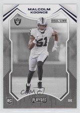 2021 Panini Playoff Rookies Goal Line Malcolm Koonce #276 7a1