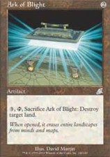 1 x Ark of Blight - Foil - Scourge - Moderate Play - MTG