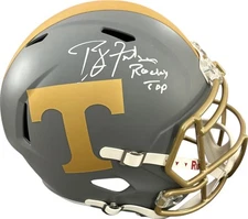 Tennessee Volunteers Phillip Fulmer Signed Slate Fullsize Helmet Beckett Cert
