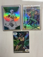 2020 Chronicles Draft Picks Limited Phenoms Justin Herbert RC (3) Rookie Cards