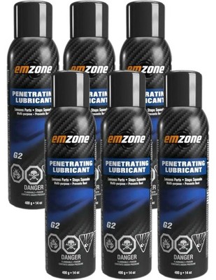 EMZONE Multi-Purpose Penetrant and Lubricant - 14 oz (6 Pack)