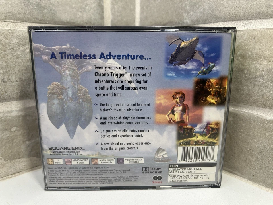 Chrono Cross - Sony PlayStation 1, 2000 PS1 - Complete CIB - TESTED & Working ! - Image 4 of 4