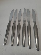 Vintage Ashton Japan Edelstahl 6 Stück Wellenschliff Steakmesser. 