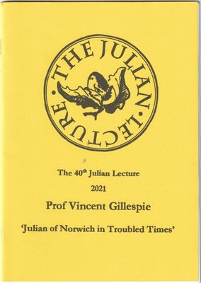 Julian Of Norwich Norfolk Lecture 2021 In Troubled Times Religious Book