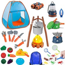 Kids' Camping Tent Toy for Children Camping Play Educational Toy Indoor/Outdoor