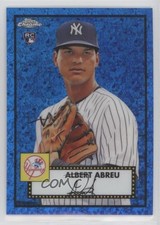 2021 Chrome Platinum Anniversary Mega Box Blue Prism Refractor Albert Abreu 5b1