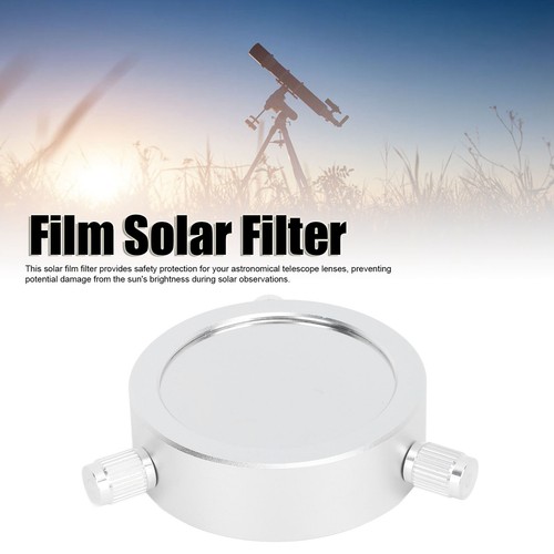 Durable 3in Solar Filter for 44-70mm Telescopes PET Coated Protection - Picture 6 of 15