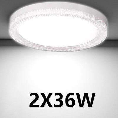 2x 36W LED Deckenlampe Panel Deckenleuchte Wohnzimmer Schlafzimmer Flur lampe