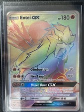 Entei GX Secret 74/73 Shining Legends Holo Rainbow Rare Pokemon TCG Card NM on eBay