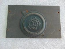 ANTIQUE SETH THOMAS MANTLE SHELF ADAMANTINE CLOCK WOODEN BACK DOOR & COVER PARTS