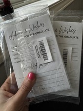 Advice and Wishes cards for a graduation party. Brand new and still in packaging