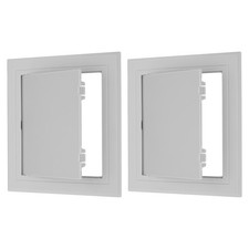 7x7 Inch(165x165mm) Removable Hinged Access Panel, 2 Pcs Access Doors, Grey